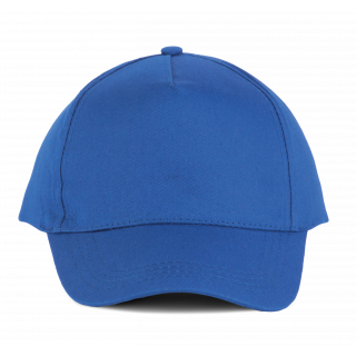 Casquette coton - 5 panneaux KP116 - Royal Blue personnalisable - Vue de face