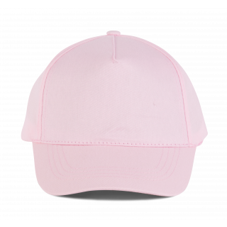 Casquette coton - 5 panneaux KP116 - Pink personnalisable - Vue de face