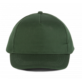 Casquette coton - 5 panneaux KP116 - Forest Green personnalisable - Vue de face