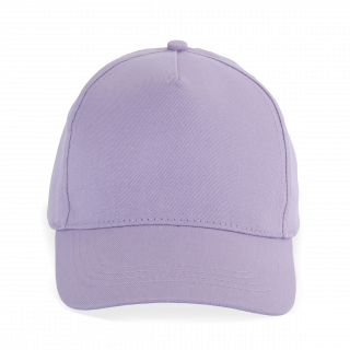 Casquette coton - 5 panneaux KP116 - Light Violet personnalisable - Vue de face