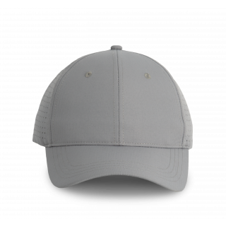 Casquette à panneaux perforé - 6 panneaux KP118 - Dark Cool Grey personnalisable - Vue de face