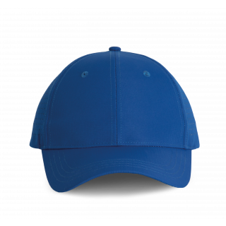 Casquette à panneaux perforé - 6 panneaux KP118 - Royal Blue personnalisable - Vue de face