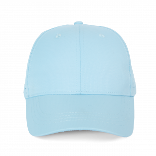 Casquette à panneaux perforé - 6 panneaux KP118 - Jelly Blue personnalisable - Vue de face