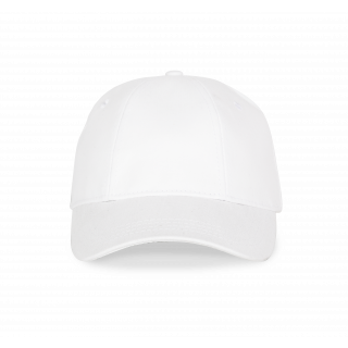 Casquette "Easy printing" - 6 panneaux KP119 - White personnalisable - Vue de face