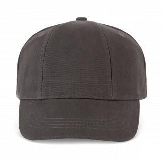 Casquette "Easy printing" - 6 panneaux KP119 - Dark Grey personnalisable - Vue de face