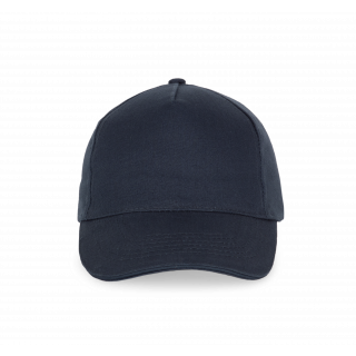 Casquette avec sandwich contrasté - 5 panneaux KP124 - Navy personnalisable - Vue de face