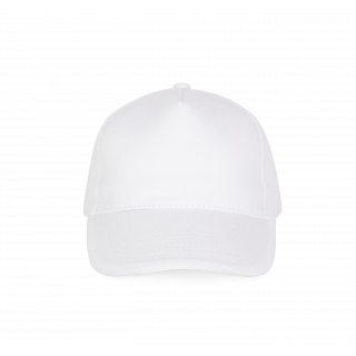 Casquette avec sandwich contrasté - 5 panneaux KP124 - White personnalisable - Vue de face