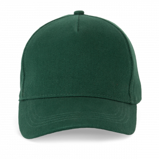 Casquette 5 panneaux KP133 - Forest Green personnalisable - Vue de face
