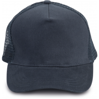 Casquette trucker - 5 panneaux KP137 - Navy personnalisable - Vue de face