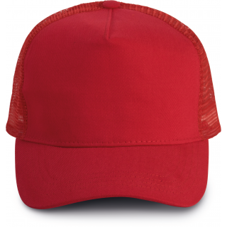 Casquette trucker - 5 panneaux KP137 - Red personnalisable - Vue de face