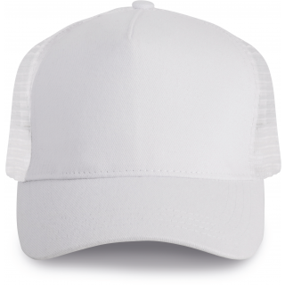Casquette trucker - 5 panneaux KP137 - White personnalisable - Vue de face
