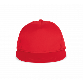 Casquette snapback - 5 panneaux KP139 - Red personnalisable - Vue de face