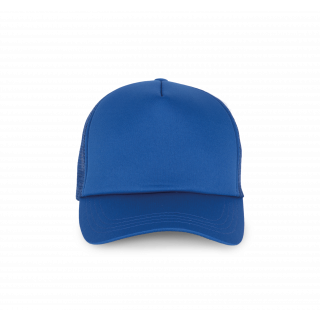 Casquette trucker enfant - 5 panneaux KP143 - Royal Blue personnalisable - Vue de face
