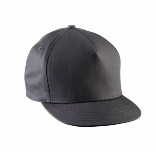 Casquette enfant snapback - 5 panneaux KP147 - Dark Grey personnalisable - Vue de face