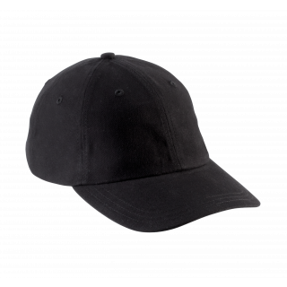 Dad cap - 6 panneaux KP154 - Black personnalisable - Vue de face