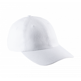 Dad cap - 6 panneaux KP154 - White personnalisable - Vue de face