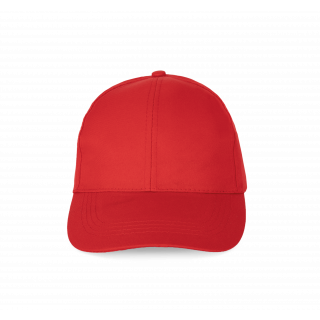 Casquette polyester - 6 panneaux KP156 - Red personnalisable - Vue de face