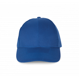 Casquette polyester - 6 panneaux KP156 - Royal Blue personnalisable - Vue de face