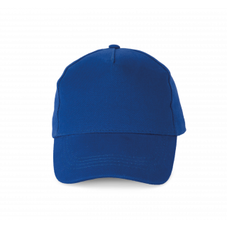 Casquette coton épais - 5 panneaux KP162 - Royal Blue personnalisable - Vue de face