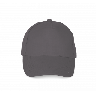 Casquette coton épais - 5 panneaux KP162 - Slate Grey personnalisable - Vue de face