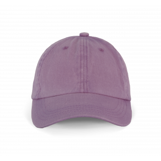 Casquette Vintage - 6 panneaux KP165 - Washed Dusky Orchid personnalisable - Vue de face