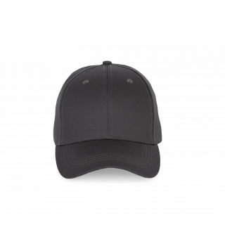 Casquette - 6 panneaux KP192 - Dark Grey personnalisable - Vue de face