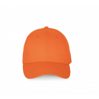Casquette - 6 panneaux KP192 - Orange personnalisable - Vue de face