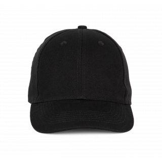 Casquette Baseball - 6 panneaux KP194 - Black personnalisable - Vue de face