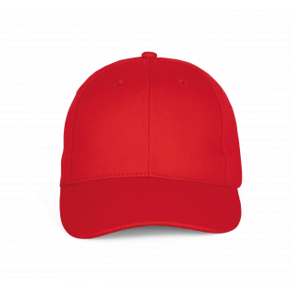 Casquette Baseball - 6 panneaux KP194 - Red personnalisable - Vue de face