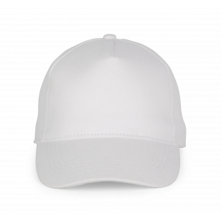 Casquette Baseball - 5 panneaux KP195 - White personnalisable - Vue de face