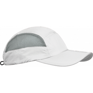 Casquette sport pliable KP206 - White / Tint Grey personnalisable - Vue de face