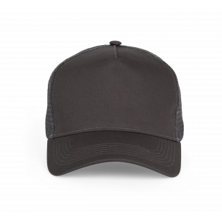 Casquette trucker - 5 panneaux KP225 - Dark Grey personnalisable - Vue de face