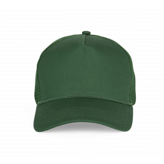Casquette trucker - 5 panneaux KP225 - Forest Green personnalisable - Vue de face