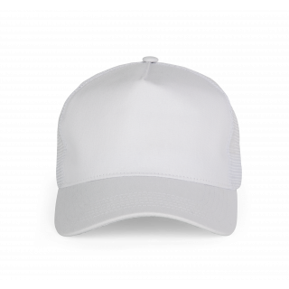 Casquette trucker - 5 panneaux KP225 - White personnalisable - Vue de face