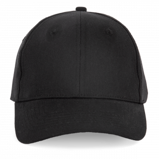 Casquette en coton et polyester recyclés K-loop tracking - 6 panneaux KP231 - Black personnalisable - Vue de face