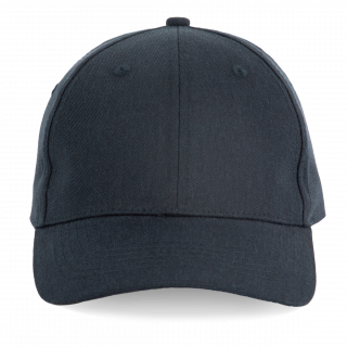 Casquette en coton et polyester recyclés K-loop tracking - 6 panneaux KP231 - Navy personnalisable - Vue de face