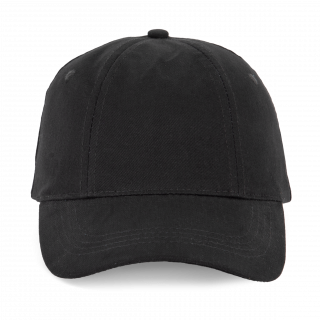Casquette "Easy printing" - 6 panneaux KP232 - Black personnalisable - Vue de face