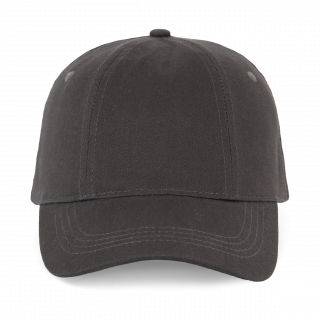 Casquette "Easy printing" - 6 panneaux KP232 - Dark Grey personnalisable - Vue de face