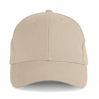 Casquette en coton bio - 6 panneaux KP233 - Wet Sand personnalisable - Vue de face