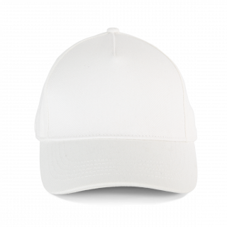 Casquette en coton bio 5 panneaux - K-up Gold Label KP355 - Off White personnalisable - Vue de face