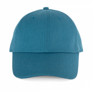 Casquette en toile de coton 6 panneaux - K-up Gold Label KP358 - Cadet Blue personnalisable - Vue de face
