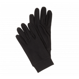 Gants running KP409 - Black personnalisable - Vue de face