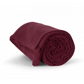 Plaid en polaire KP424 - Wine personnalisable - Vue de face