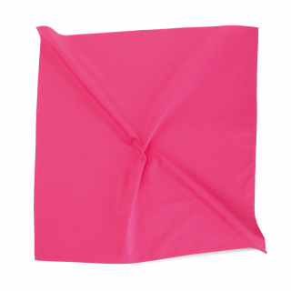 Bandana carré KP451 - Glow Pink personnalisable - Vue de face
