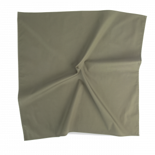 Bandana carré KP451 - Olive Khaki personnalisable - Vue de face