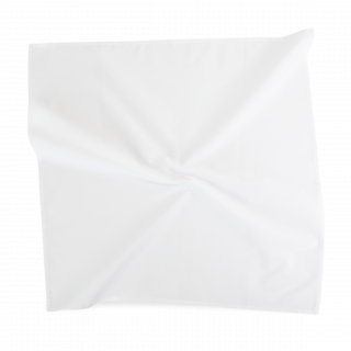 Bandana carré KP451 - White personnalisable - Vue de face