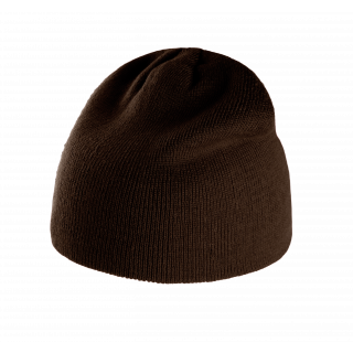 Bonnet tricoté KP513 - Chocolate personnalisable - Vue de face