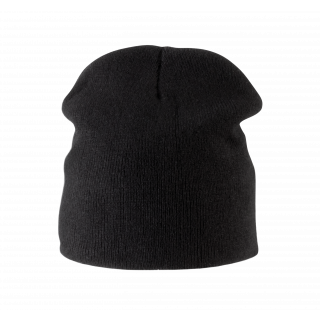 Bonnet doublure polaire KP518 - Black personnalisable - Vue de face
