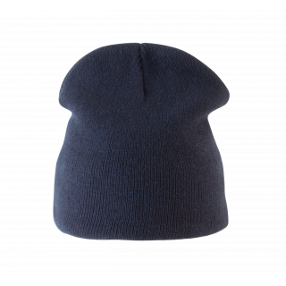 Bonnet doublure polaire KP518 - Navy personnalisable - Vue de face
