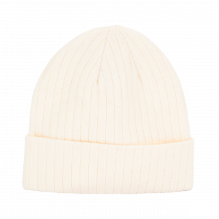 Bonnet en maille - K-up Gold Label KP560 - Ecru personnalisable - Vue de face